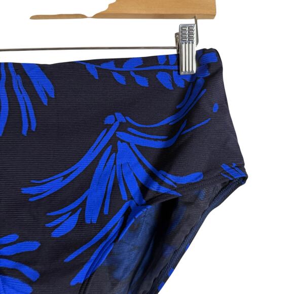 Sea Level Tradewind Night Sky High Waist Floral Print Bikini Swimsuit Bottoms 8 - Picture 5 of 13